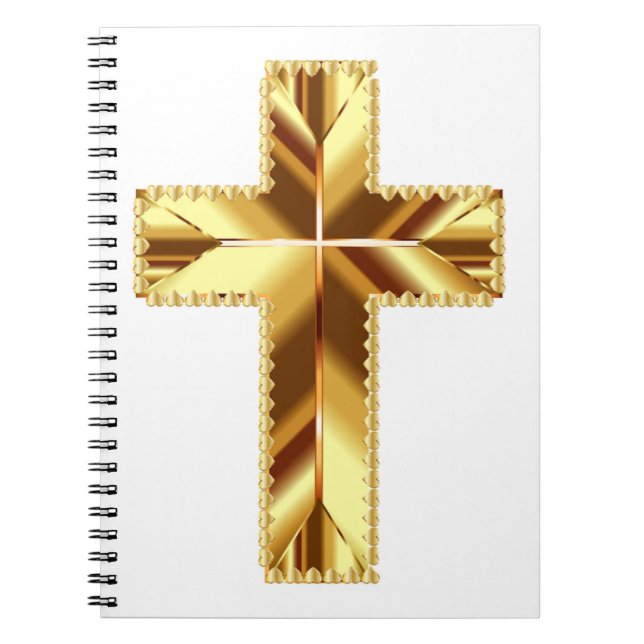 GOLDEN HOLY CROSS NOTEBOOK (Front)