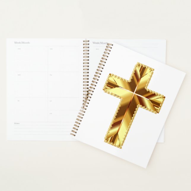 GOLDEN HOLY CROSS PLANNER (Display)