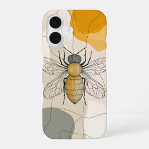 Golden Honey Bee Harmony iPhone 16 Case