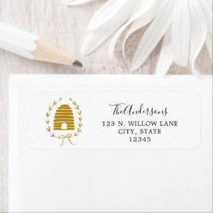 Golden Honey Bee return address
