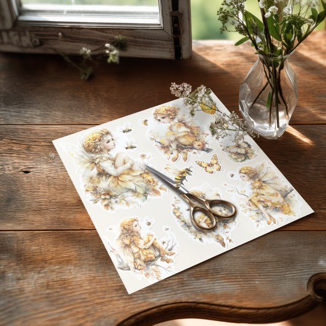 Golden Honey Fairy World – The Awakening (Sticker on the table with the scissors)