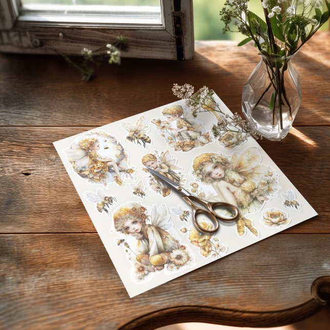 Golden Honey Fairy World – The Awakening (Sticker on the table with the scissors)