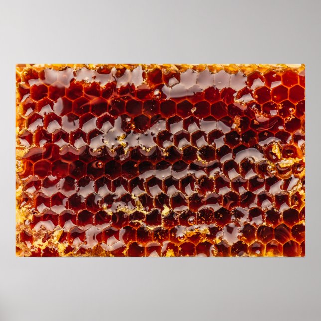 Golden honeycomb poster (Front)