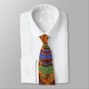 Golden Hong Kong Design Tie