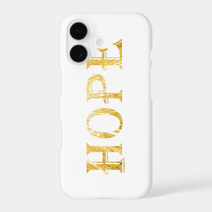 Golden Hope Text Apple iPhone 7, Barely There