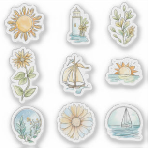 Golden Horizon – Nautical & Botanical Summer Stick