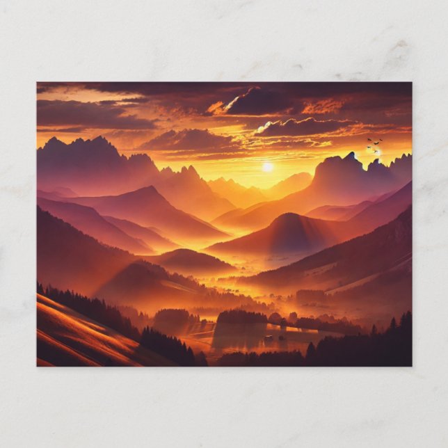 Golden Horizon – Postcard (Front)