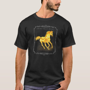 Golden Horse Gold Mare Stallion Wallach Mane Horse T-Shirt