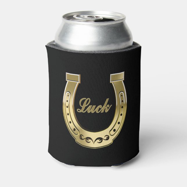 Golden horseshoe can cooler (Can Back)