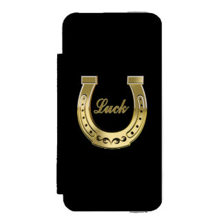 Golden horseshoe incipio watson™ iPhone 5 wallet case