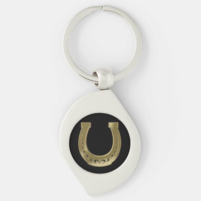 Golden horseshoe keychain (Front)