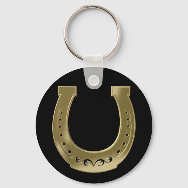 Golden horseshoe keychain (Front)