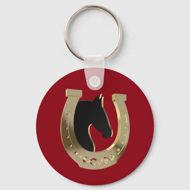 Golden horseshoe keychain (Front)