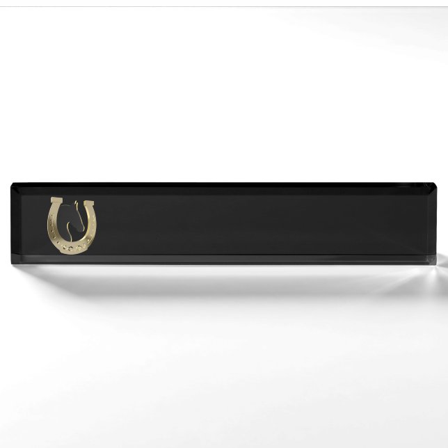 Golden horseshoe nameplate (Front)