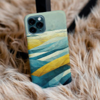 Golden Hour Abstract Geometric Pattern