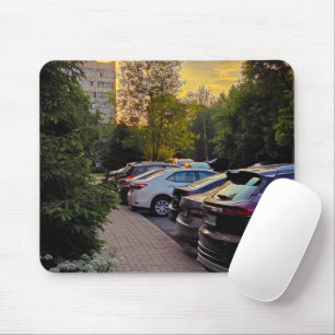 Golden Hour City Mousepad – Customizable