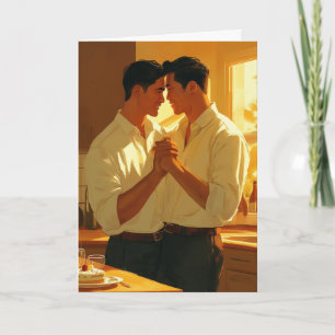 Golden Hour Embrace Card