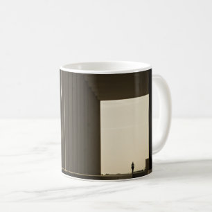 Golden Hour Shadow Lines Coffee Mug