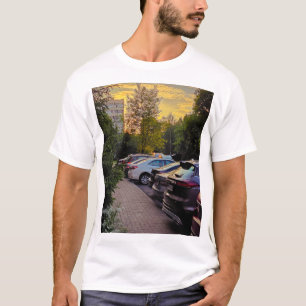 Golden Hour Street Photo Tee – Customizable