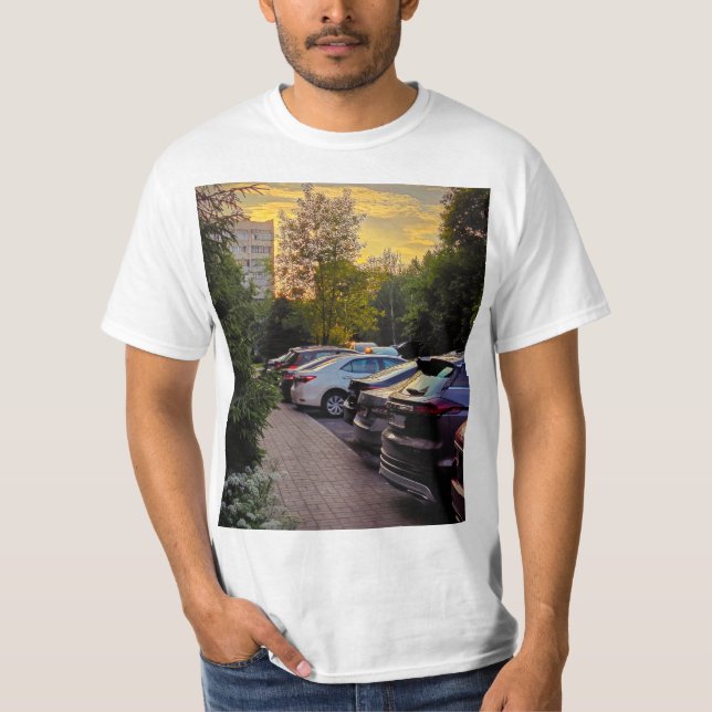 Golden Hour Street Tee – Customizable (Front)