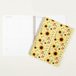 Golden Hour Sunflower Large Planner
