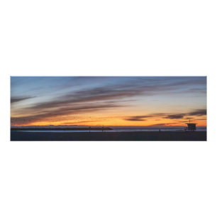 Golden Hour Sunset - Venice Beach, CA Photo Print