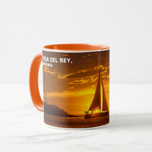 Golden Hour Sunset with Sa- MARINA DEL REY, CA Mug
