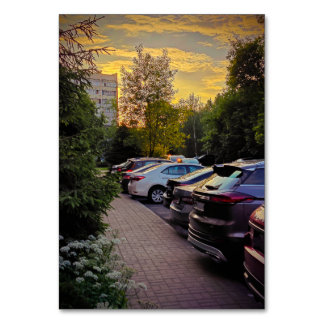 Golden Hour Table Card by Sotnichenko – Customize