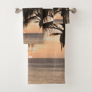 Golden Hour Tranquillity 1 #art #travel  Bath Towel Set