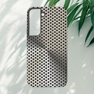 Golden Hue Perforated Metal Look Samsung Galaxy Case