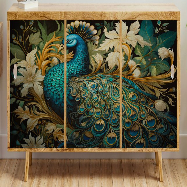 Golden Hues Peacock Decoupage Tissue Paper (Creator Uploaded)