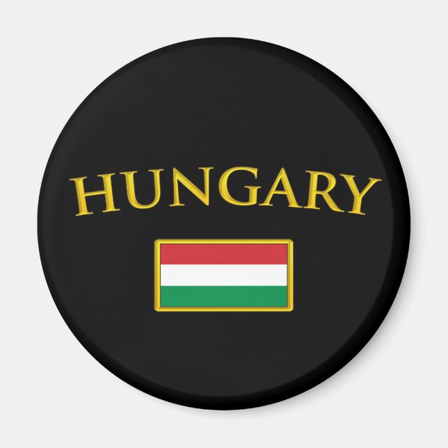Golden Hungary Magnet (Front)