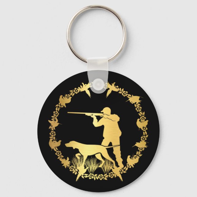 Golden hunter keychain (Front)