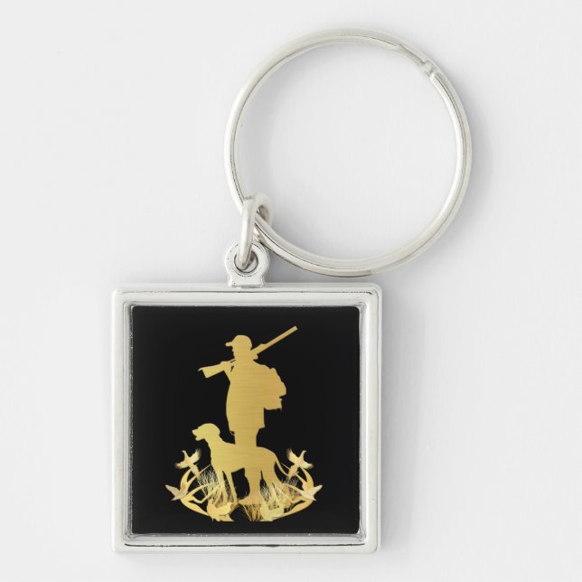 Golden hunter keychain (Front)
