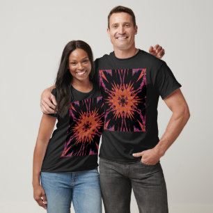 Golden Hyacinth Bohemian Floral Graphic T-Shirt