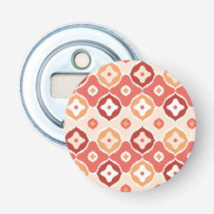 Golden ikat geometric pattern bottle opener