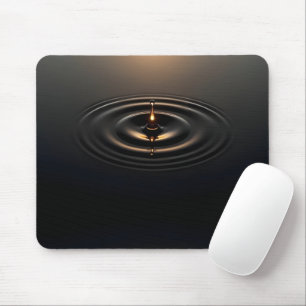 Golden Impact on Viscous Surface Mouse Pad