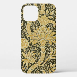 Golden Indian Pattern, William Morris iPhone 12 Case