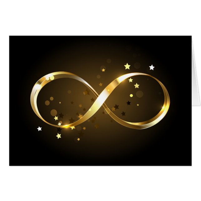 Golden Infinity Symbol (Front Horizontal)