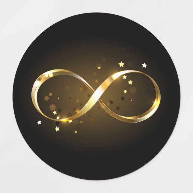 Golden Infinity Symbol (Design 1)