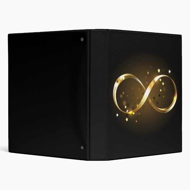 Golden Infinity Symbol Binder (Background)
