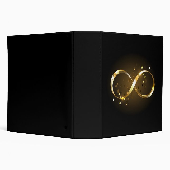 Golden Infinity Symbol Binder (Background)