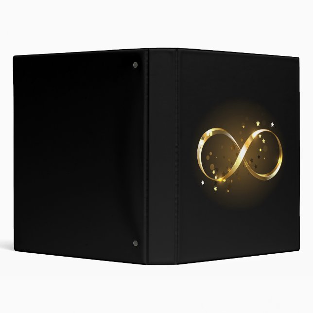 Golden Infinity Symbol Binder (Background)