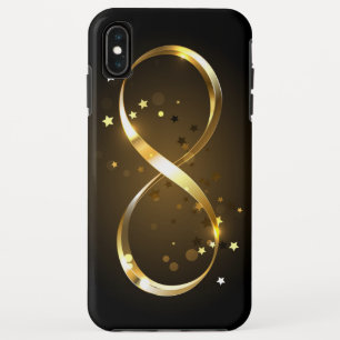 Golden Infinity Symbol iPhone XS Max Case