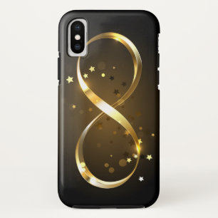 Golden Infinity Symbol iPhone XS Case