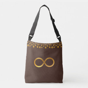 Golden Infinity Symbol Crossbody Bag