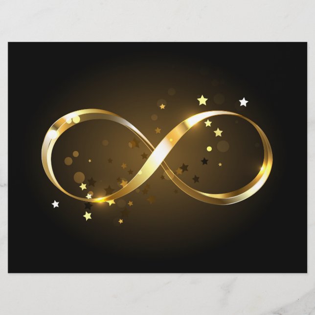 Golden Infinity Symbol Flyer (Front)