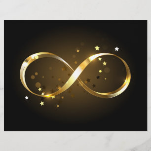 Golden Infinity Symbol Letterhead