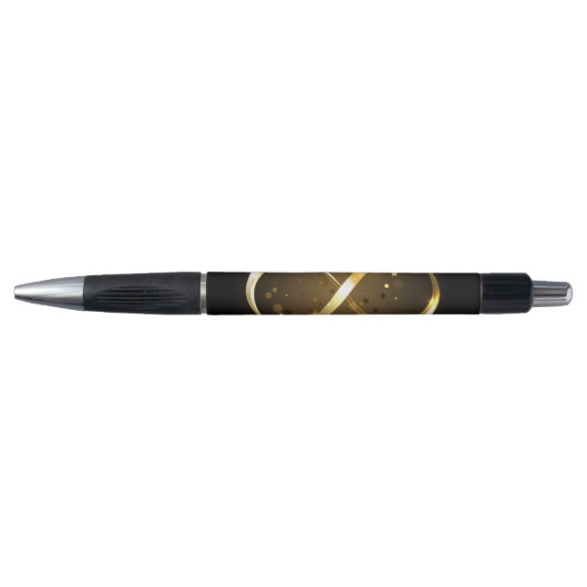 Golden Infinity Symbol Pen (Front)