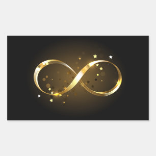 Golden Infinity Symbol Sticker